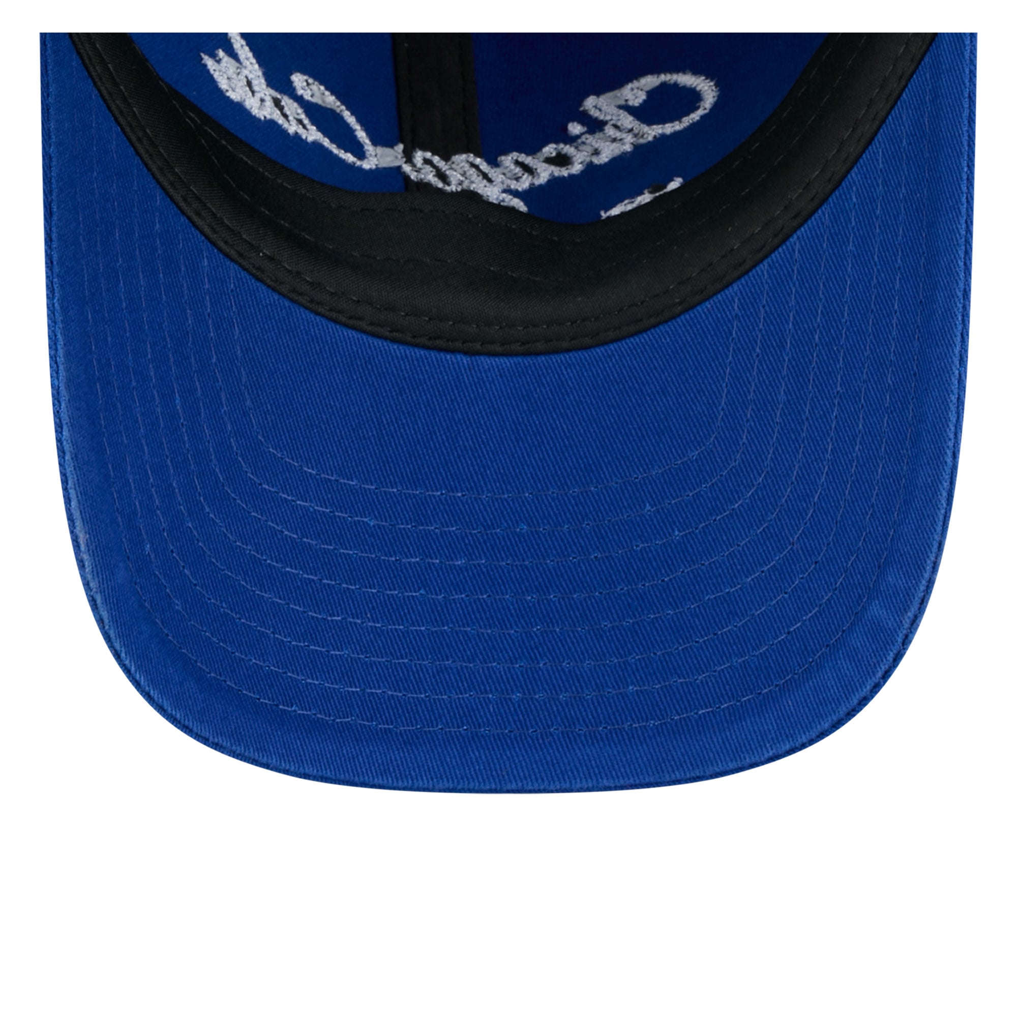 Casquette New Era Royal Chicago Cubs Script pour femme, style classique décontracté et ajustable