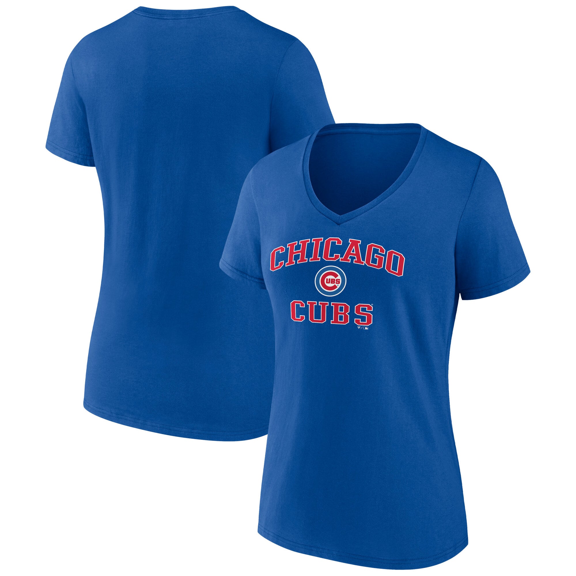 T-shirt col V Heart & Soul des Royal Chicago Cubs pour femme