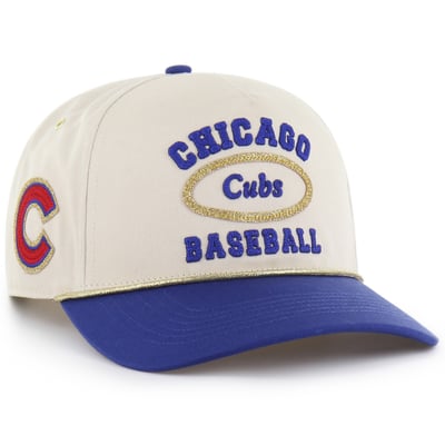 Chicago Cubs Stoney Clover Lane x '47 Women's  Glitter Rope Hitch Adjustable Hat - Natural