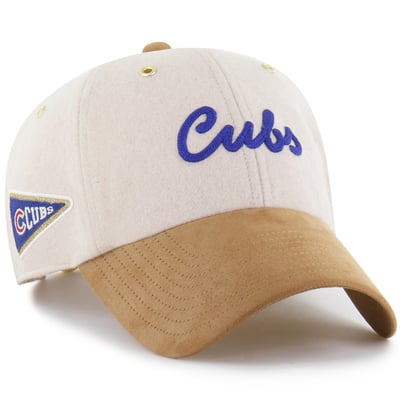 Chicago Cubs Stoney Clover Lane x '47 Women's Script Charm Clean Up Adjustable Hat - Natural