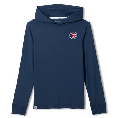 Chicago Cubs Johnnie-O Youth Durant Long Sleeve Hooded T-Shirt - Navy