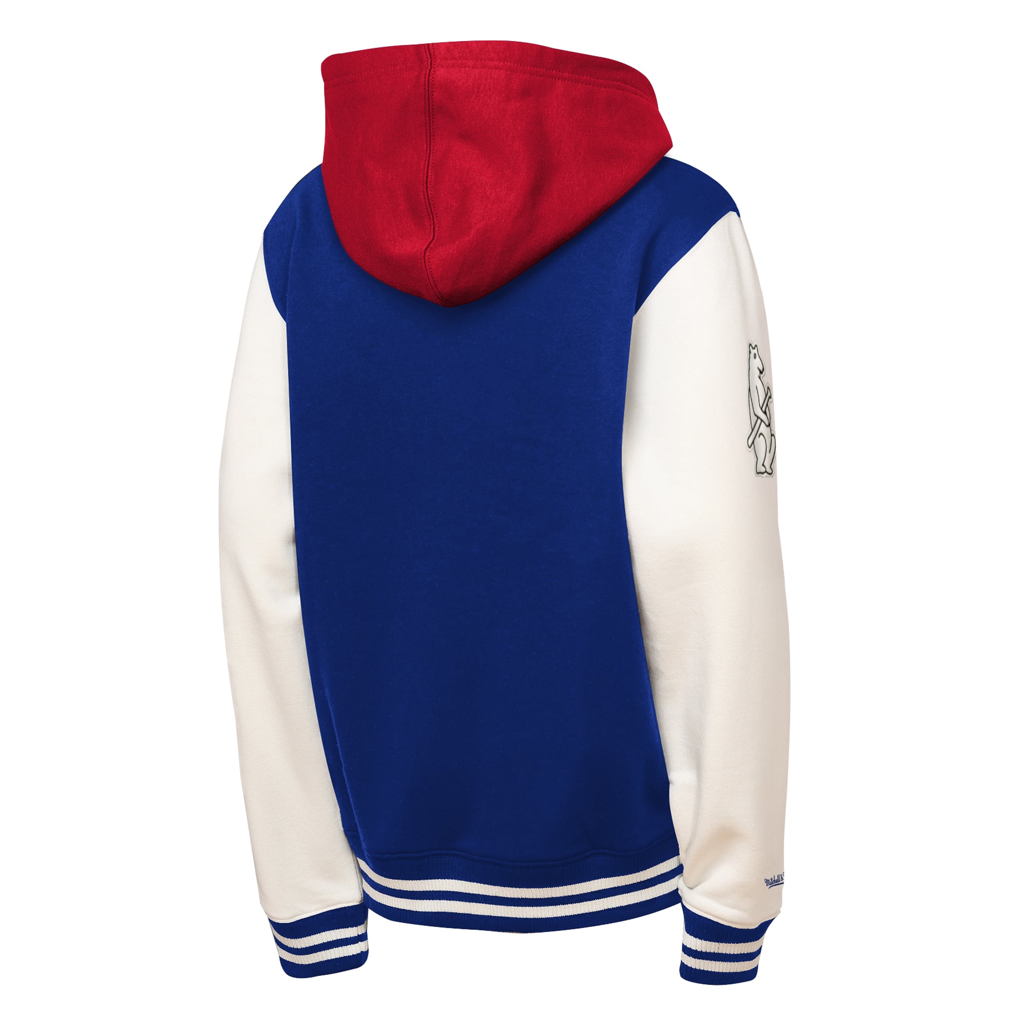 Veste polaire à boutons-pression Mitchell & Ness Royal Chicago Cubs pour enfant