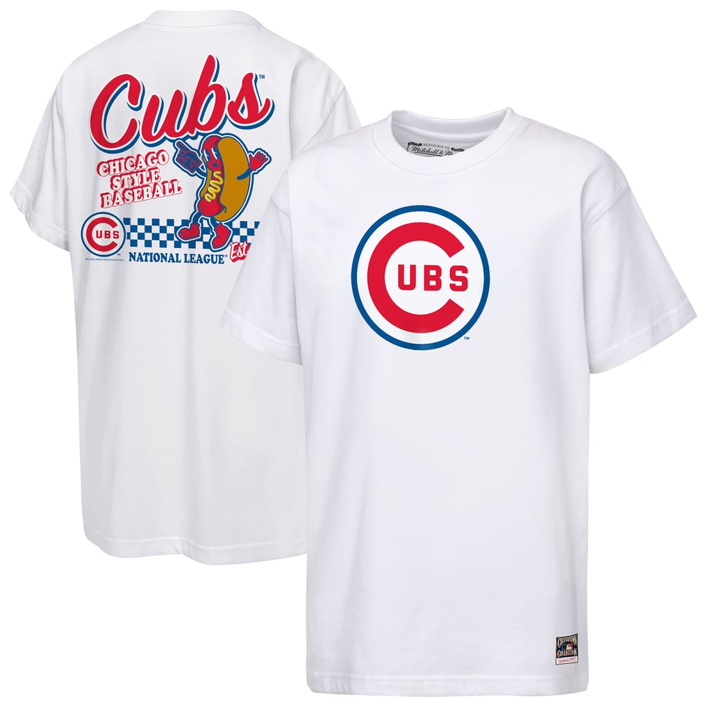 ユース Mitchell&Ness ホワイト シカゴ・カブス Cooperstown 