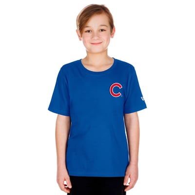 Chicago Cubs New Era Youth Cartoon Logo T-Shirt - Royal
