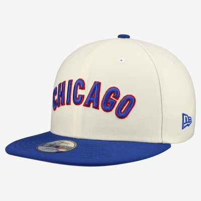  Chicago Cubs New Era Youth Two-Tone 9FIFTY Snapback Hat - White