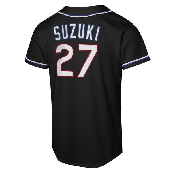 ユース ナイキ 鈴木誠也 ブラック シカゴ カブス ファッション 