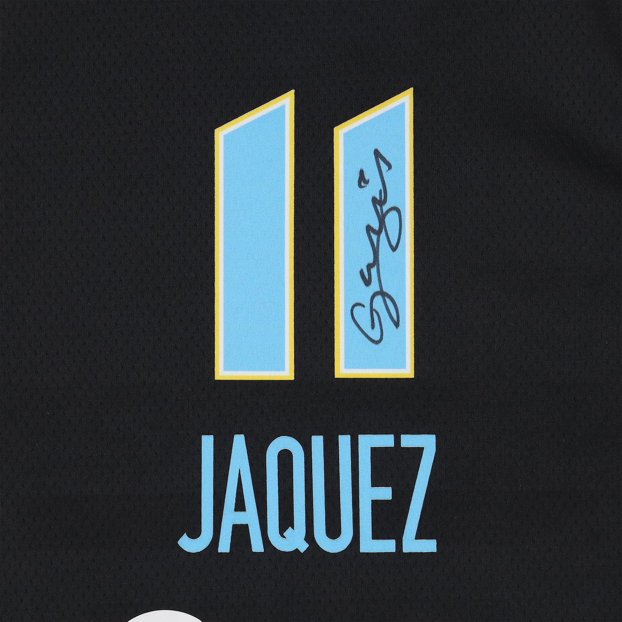 Maillot Nike Explorer noir autographié par Gabriela Jaquez (Chicago Sky)