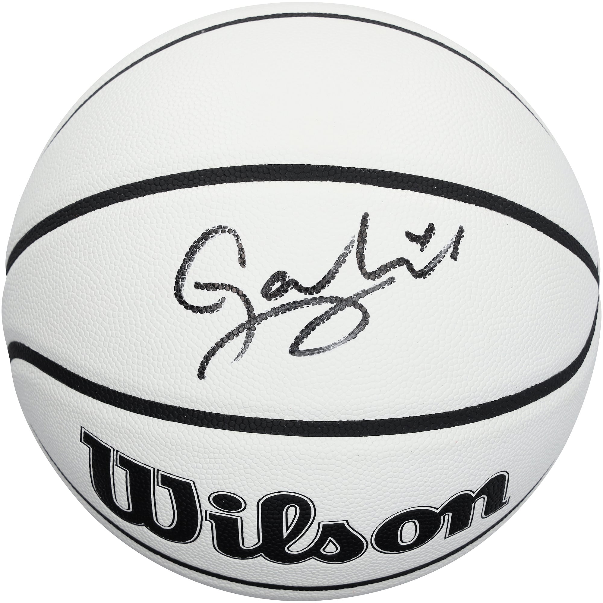 Ballon de basket-ball de collection Wilson autographié par Gabriela Jaquez, Chicago Sky, lors du match des étoiles 2026.