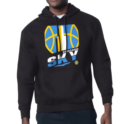Chicago Sky Starter Logo Zoom Graphic Fleece Hoodie - Black
