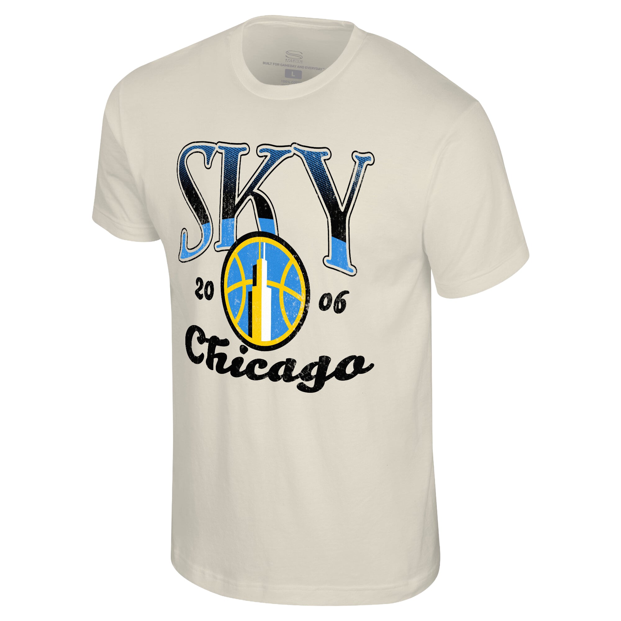 Unisex Stadium Essentials Natural Chicago Sky High T-Shirt