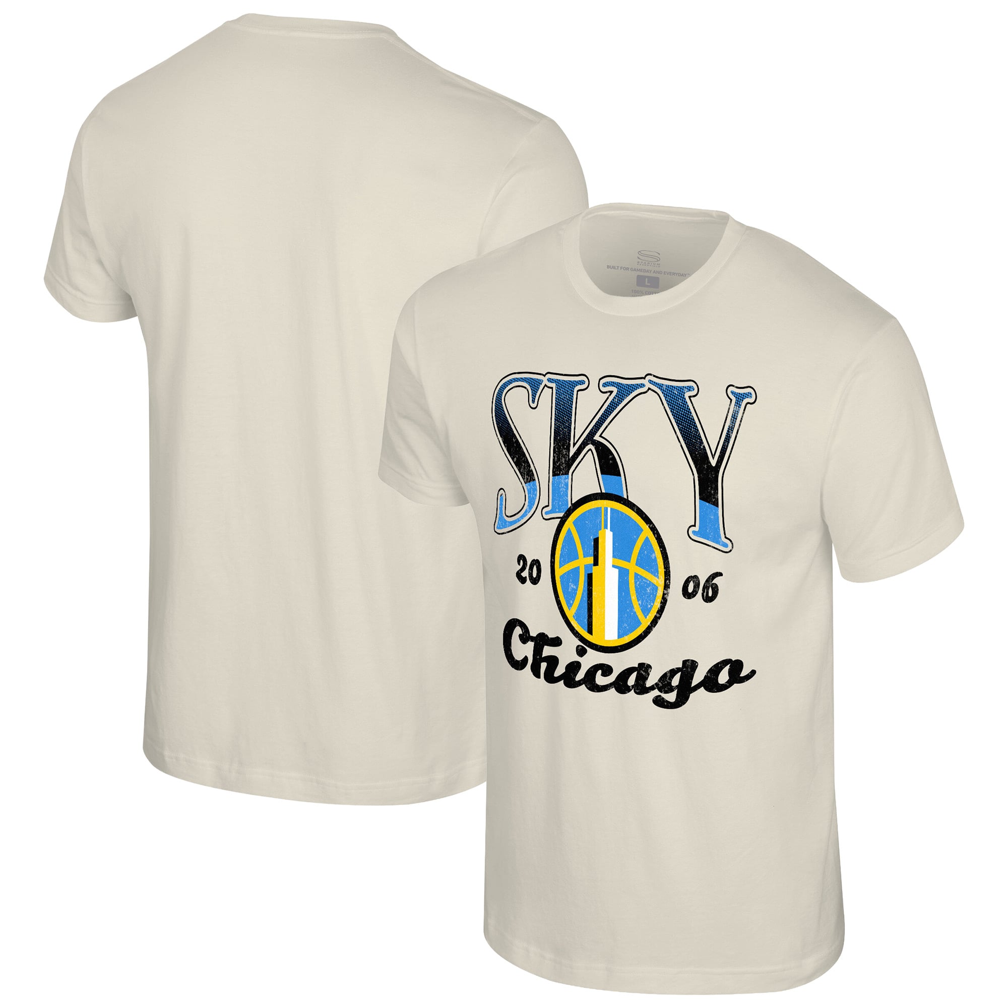 Unisex Stadium Essentials Natural Chicago Sky High T-Shirt