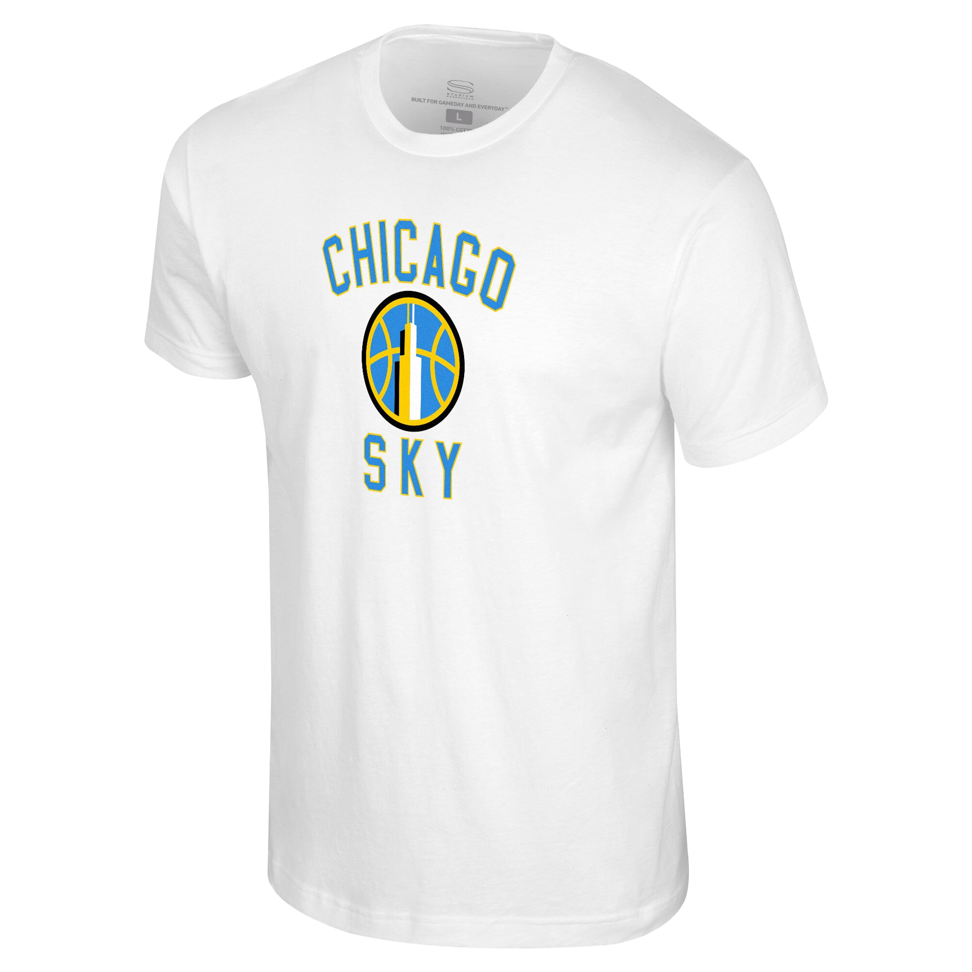 Unisex Stadium Essentials White Chicago Sky Athletic Soul T-Shirt
