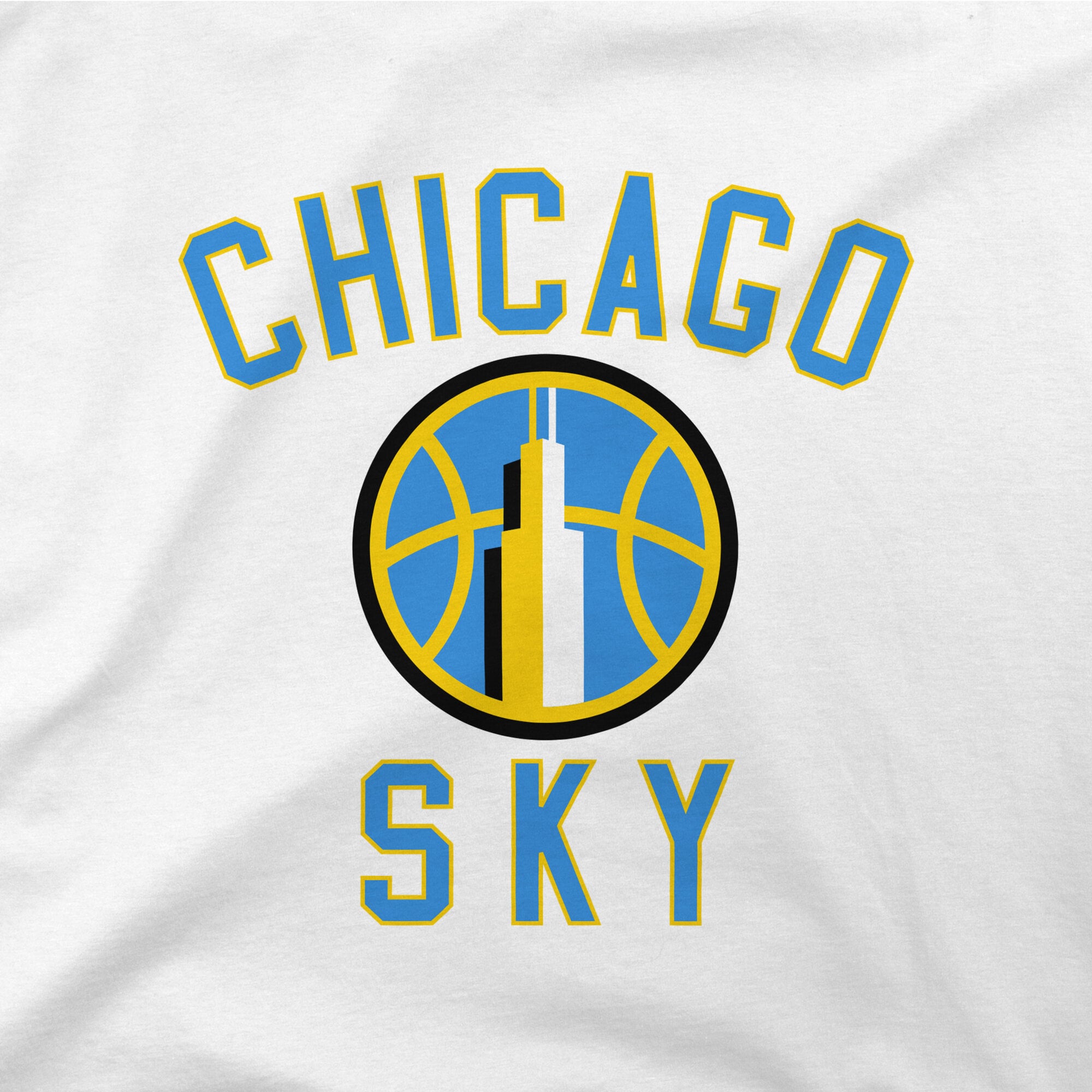 Unisex Stadium Essentials White Chicago Sky Athletic Soul T-Shirt