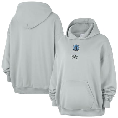  Chicago Sky Nike Women's Studio Fleece Hoodie - Gray