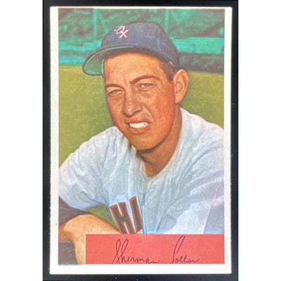 1954 Bowman #182 Sherm Lollar