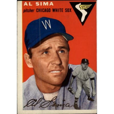 1954 Topps #216 Al Sima