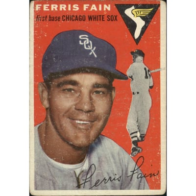 1954 Topps #27 Ferris Fain