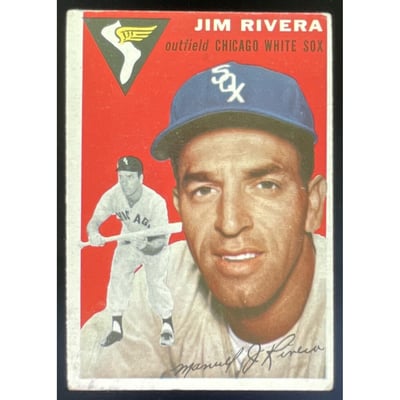 1954 Topps #34 Jim Rivera