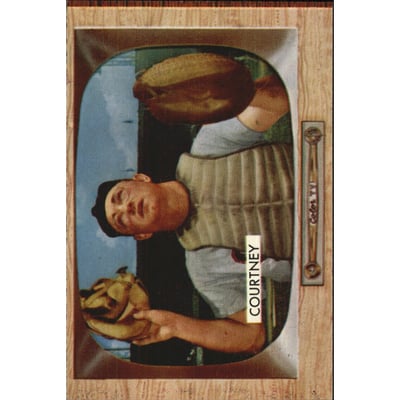 1955 Bowman #34 Clint Courtney
