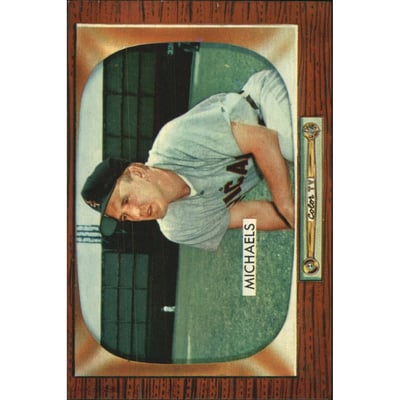 1955 Bowman #85 Cass Michaels