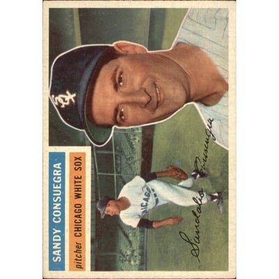 1956 Topps #265 Sandy Consuegra