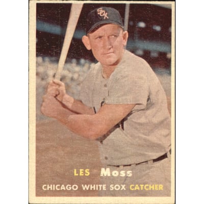 1957 Topps #213 Les Moss