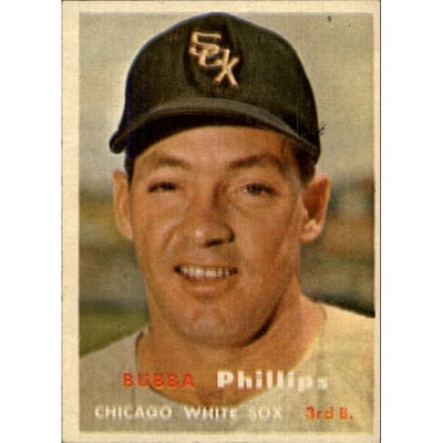 1957 Topps #395 Bubba Phillips