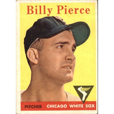 1958 Topps #50A Billy Pierce