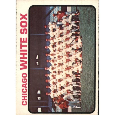 1973 O-Pee-Chee #481 White Sox Team Card