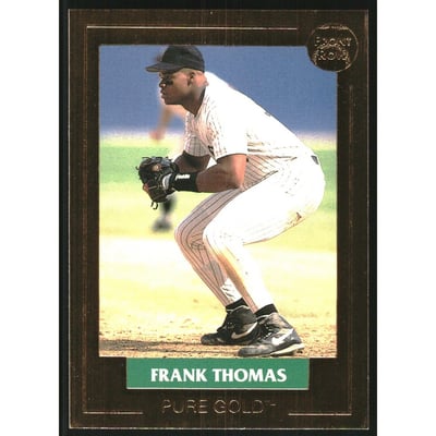 1992 Front Row Thomas Gold #3 Frank Thomas/Major League Stats
