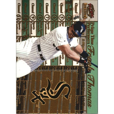 1998 Revolution Prime Time Performers #3 Frank Thomas