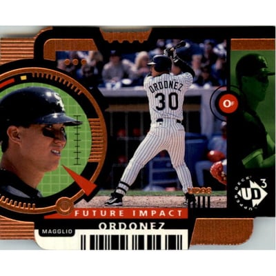 1998 UD3 Die Cuts #99 Magglio Ordonez FE