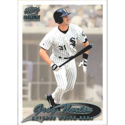 1999 Paramount Platinum Blue #58 Greg Norton