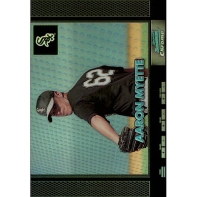 2000 Bowman Chrome Retro/Future Refractors #283 Aaron Myette