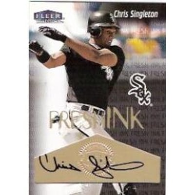 2000 Fleer Tradition Fresh Ink #35 Chris Singleton
