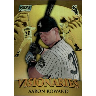2000 Stadium Club Chrome Visionaries Refractors #V6 Aaron Rowand