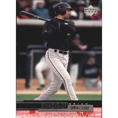2000 Upper Deck Exclusives Silver #350 Brian Simmons