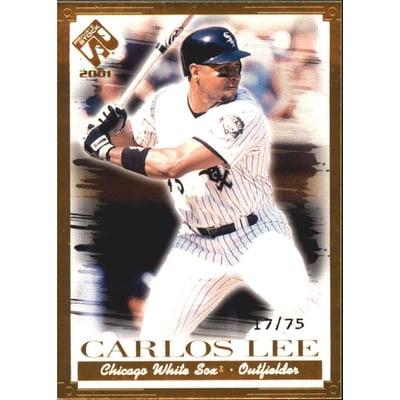 2001 Private Stock Gold Portraits #26 Carlos Lee
