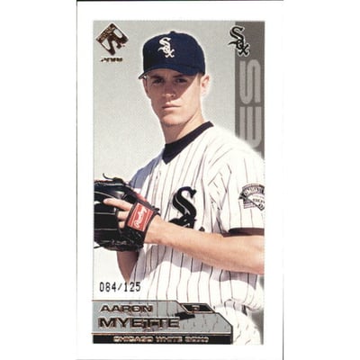 2001 Private Stock PS-206 Rookies #7 Aaron Myette