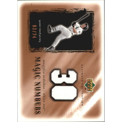 2001 Ultimate Collection Magic Numbers Game Jersey Copper #MNMO Magglio Ordonez