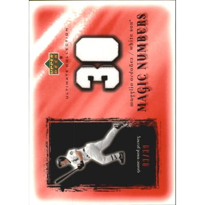 2001 Ultimate Collection Magic Numbers Game Jersey Red #MNMO Magglio Ordonez