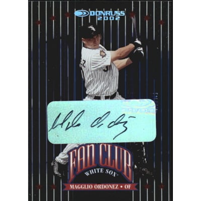 2002 Donruss Autographs #205 Magglio Ordonez FC/200