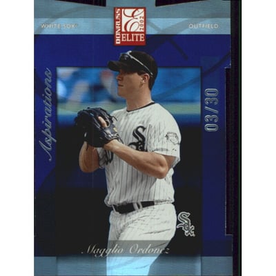 2002 Donruss Elite Aspirations #16 Magglio Ordonez/30