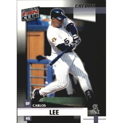 2002 Donruss Fan Club Credits #117 Carlos Lee