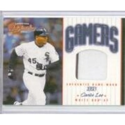 2002 Donruss Originals Gamers #46 Carlos Lee/500