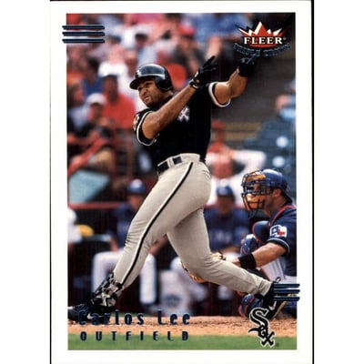 2002 Fleer Triple Crown RBI Parallel #153 Carlos Lee/84