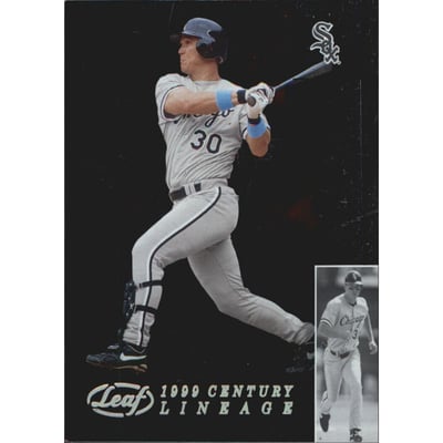 2002 Leaf Lineage Century #16 Magglio Ordonez 99