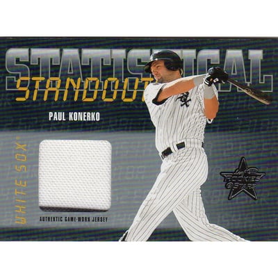 2002 Leaf Rookies and Stars Statistical Standouts Materials #SS36 Paul Konerko Jsy