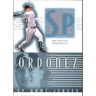 2002 SP Authentic Game Jersey #JMO Magglio Ordonez