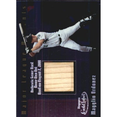 2002 Topps Gold Label Major League Moments Relics Platinum #MO Magglio Ordonez Bat